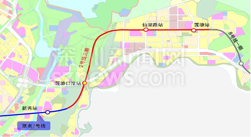 深圳地鐵2號線東延段（站點、線路圖、開通時間、最新消息）